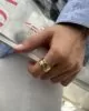 Позолоченное кольцо Soho-Perlée