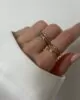 Позолоченное кольцо Minima