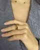 Позолоченное кольцо Amy
