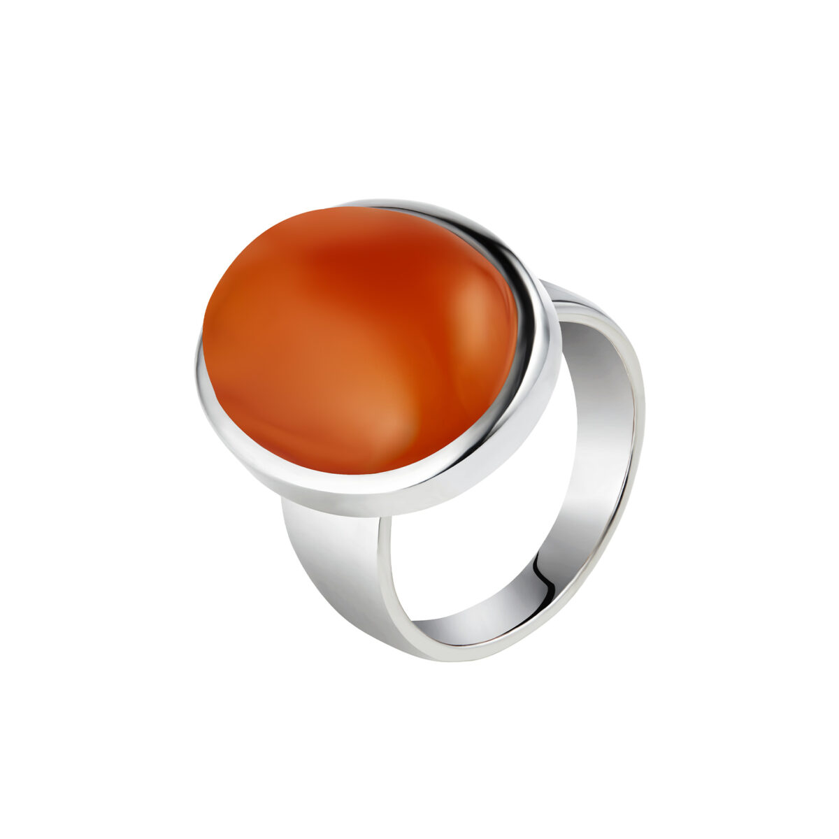 Серебряное кольцо Peach