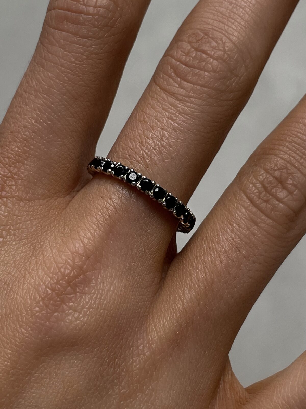 Кольцо Сияние черное